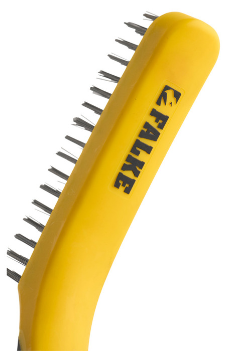 Falke stålbørste m/4 rækker